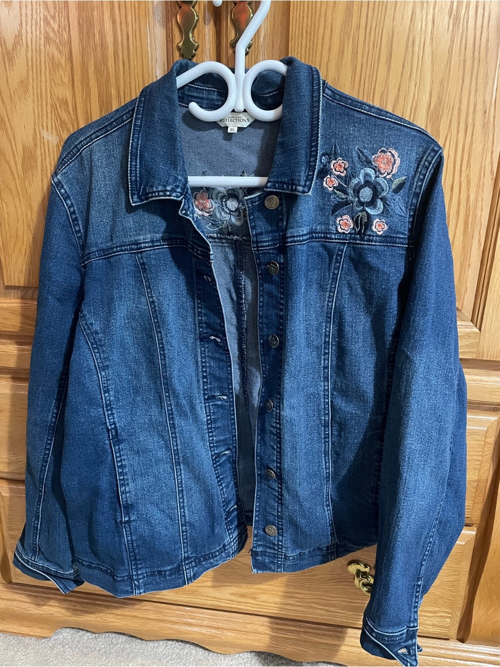 Northern Reflections Denim Embroidered Jacket